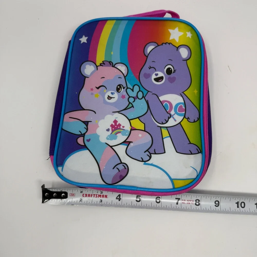 Care Bears Lunchbox Rainbow Share Bear Good Luck Bear Insulated‎ Bag